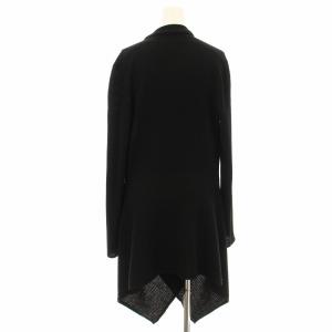 Salvatore Ferragamo 5002-002 ニットカーディガン 長袖 カシュクール ウール M 黒 ブラック /KU BM