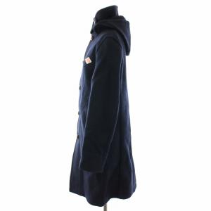 DANTON ウールモッサ2wayフードコート アウター 38 紺 ネイビー JD-8454 WOM /YT MU