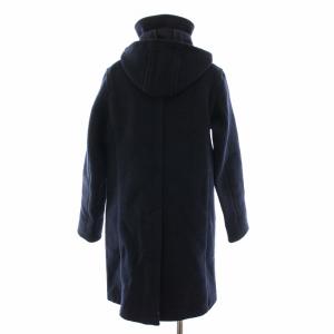 DANTON ウールモッサ2wayフードコート アウター 38 紺 ネイビー JD-8454 WOM /YT MU