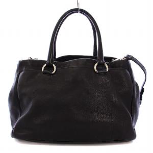 PRADA ハンドバッグ 2WAY レザー ブラック BR4393