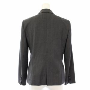 23区 スーツ テーラードジャケット パンツ スラックス ストライプ 38 36 グレー /TK MU