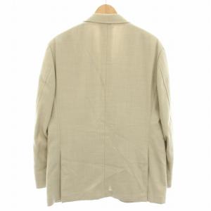 Paul Stuart テーラードジャケット シングル 麻 リネン混 50L ベージュ J1D40-172-43 /YT MU
