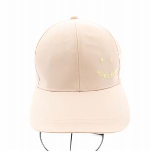 PS Paul Smith ウィメンズ ハッピー Happy ベースボールキャップ 野球帽 ロゴ刺繍 F ピンク 145619 /YT