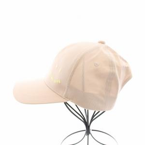 PS Paul Smith ウィメンズ ハッピー Happy ベースボールキャップ 野球帽 ロゴ刺繍 F ピンク 145619 /YT