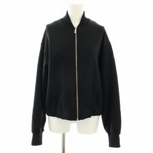 ジップアップジャケット シルク XS ブラック 2091-K106