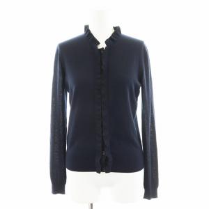 カーディガン 長袖 36 紺 ネイビー /AN10 BM