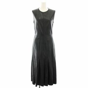 デムリーナッパレザードレス Demry Nappa Leather Dress ワンピース ロング ノースリーブ