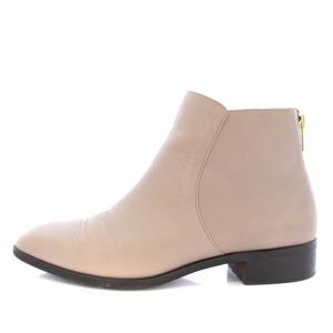 DIANA ショートブーツ レザー 24cm ベージュ KW63393 /TK MU