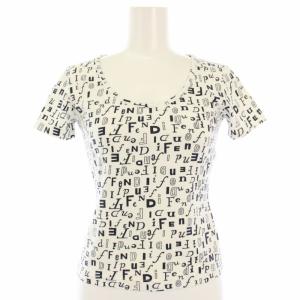 Tシャツ カットソー 半袖 ロゴ ショート丈 I40 白 紺 12.543310 /TK MU