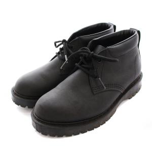 ポストマンブーツ レザー シューズ レースアップ 6 黒 596-1270502 /YM MU