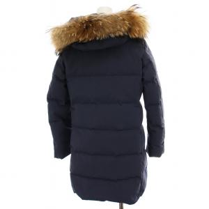 DANTON FAKE FAR HOODED DOWN COAT フェイクファー フーディッド ダウンコート ロング