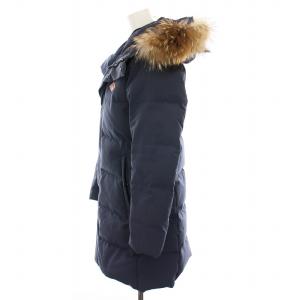 DANTON FAKE FAR HOODED DOWN COAT フェイクファー フーディッド ダウンコート ロング