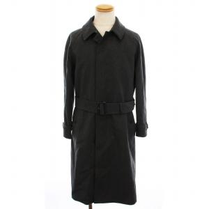 ステンカラーコート ロング ウール アウター S グレー 579-9210006 /YM MU