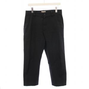 ストレートパンツ ウール コットン混 M チャコールグレー 579-9240017 /YM MU