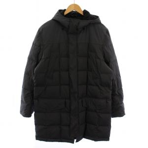 ダウンコート ロング ジップアップ フード ナイロン XL ダークグレー V3635/F3815 /BM