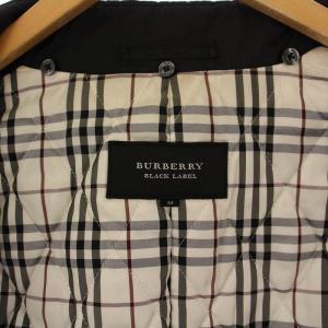 BURBERRY BLACK LABEL 中綿コート 裏地ノバチェック M 黒 BMP47-131-09 /BM MU