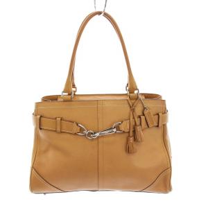 オールレザー トートバッグ ハンドバッグ ベージュ 8A71 /YM BM