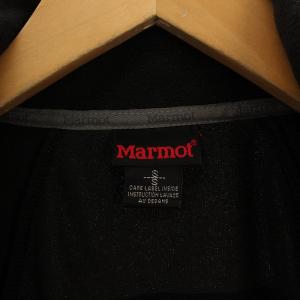 MARMOT フリースジャケット ジップアップ ハイネック 切替 S 黒 MJF-F0023 /BM MU
