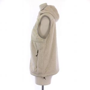 THE NORTH FACE DENALI VEST ベスト ジャケット ジップアップ フード ナイロン切替 M 白 NAW45004