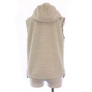 THE NORTH FACE DENALI VEST ベスト ジャケット ジップアップ フード ナイロン切替 M 白 NAW45004
