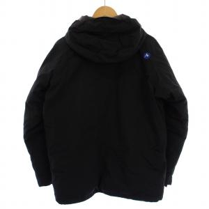 MARMOT NEVER WINTER DOWN JACKET ダウンジャケット ジップアップ フード ナイロン M