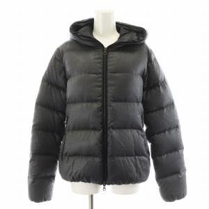 Thiadue ダウンジャケット フード ウール アウター 40 グレー D.910.00 1087 /AN23