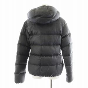 DUVETICA Thiadue ダウンジャケット フード ウール アウター 40 グレー D.910.00 1087 /AN23