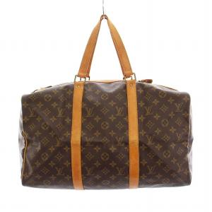 LOUIS VUITTON モノグラム サックスプール45 ボストンバッグ ブラウン M41624