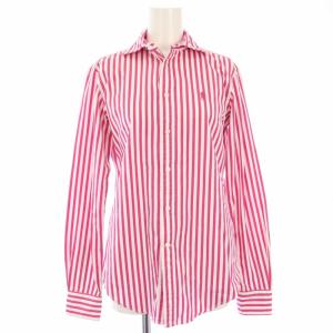シャツ 長袖 ストライプ 0 ピンク 白 0200000647 /TK BM