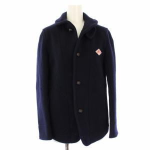 WOOL MOSEER 丸衿ショートコート 34 紺 JD-8243 WOM /TK BM