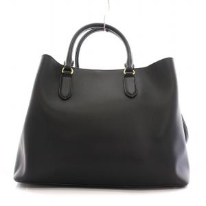 LAUREN RALPH LAUREN トートバッグ ショルダーバッグ 2WAY レザー 黒 /YM D MU