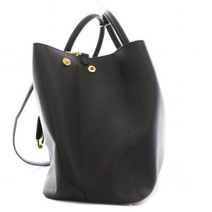 LAUREN RALPH LAUREN トートバッグ ショルダーバッグ 2WAY レザー 黒 /YM D MU