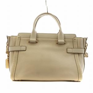 COACH スワッガー ハンドバッグ ショルダーバッグ 2way レザー アイボリー 34816 /AN30 MU
