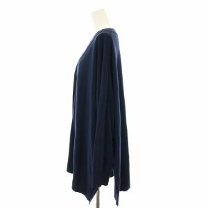 JOURNAL STANDARD 22SS ハイツイストコットンポンチョカーディガン Vネック 長袖 紺 ネイビー 22080400700010
