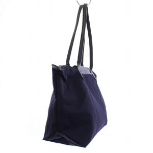 Longchamp ル プリアージュ トートバッグ ハンドバッグ ナイロン レザー ネイビー L2605578006 /BM