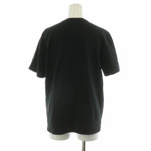 Maison Kitsuné Tシャツ 半袖 ワッペン M ブラック KMM-4802-A /NQ MU