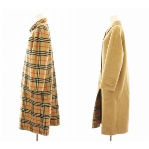 burberrys ヴィンテージ FT082-691-50 ステンカラーコート リバーシブル ノバチェック ウール
