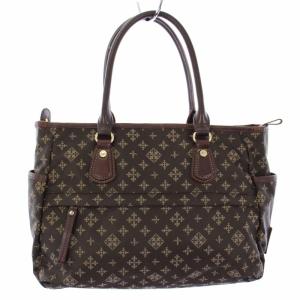 russet ハンドバッグ トートバッグ A4 総柄 ブラウン /TK MU