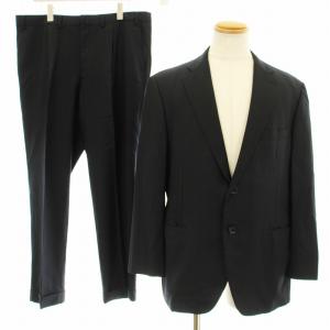 zeal シングルスーツ セットアップ 上下 テーラードジャケット パンツ ジップフライ ストライプ柄