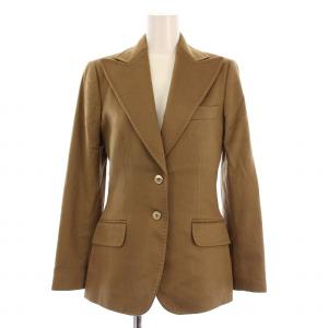 テーラードジャケット 総裏地 シングル 2B カシミヤ 38 ベージュ /BM MU
