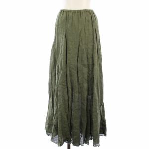 シーピーシェイズ CP SHADES Lily Linen Skirt スカート ロング リネン フレア