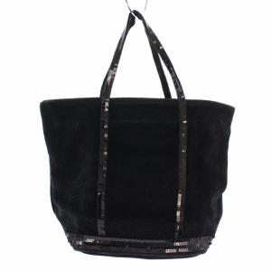 Vanessa bruno トートバッグ スパンコール スエード 黒 /TK MU