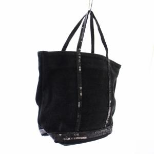 Vanessa bruno トートバッグ スパンコール スエード 黒 /TK MU