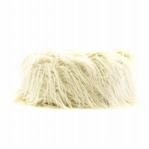 DIESEL ショルダーバッグ ファー チェーン 白 ホワイト 黒 ブラック /AN35 MU