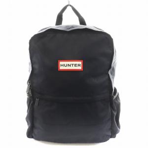 リュックサック デイバッグ ロゴ ナイロン 黒 ブラック /AN33 MU