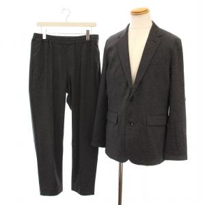 スーツ セットアップ 上下 テーラードジャケット パンツ L グレー 672-4116201 /YM MU