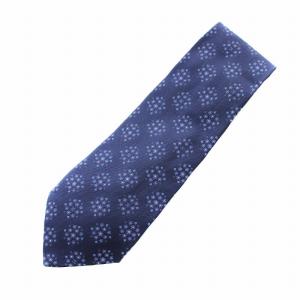 ネクタイ レギュラータイ ココマーク カメリア 絹 シルク 紺 ネイビー /YT OH MU