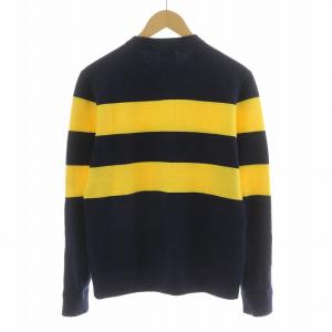 Brooks Brothers RedFleece ニット セーター ボーダー プルオーバー XS ネイビー イエロー 100135032