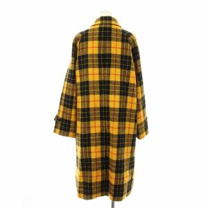 BEAMS BOY HARRIS TWEED バルカラーコート 13-19-0111-803 ステンカラーコート ロング チェック柄
