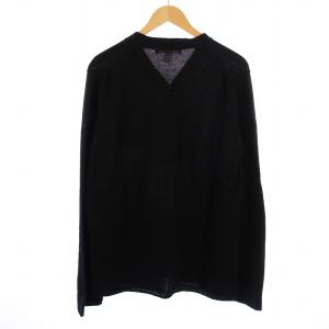 COMME des GARCONS SHIRT ニット カーディガン 長袖 Vネック ウール L 黒 W26509 /BM MU